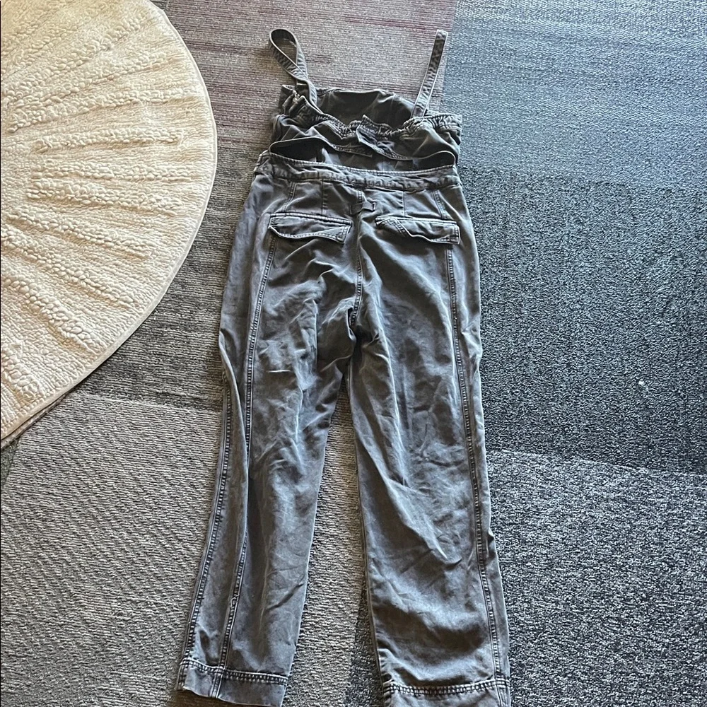 Free People Go West Utility Jumpsuit grey medium - Picture 7 of 8